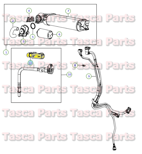 OEM NATURAL VACUUM LEAK DETECTOR 20112014 DODGE CHRYSLER JEEP RAM