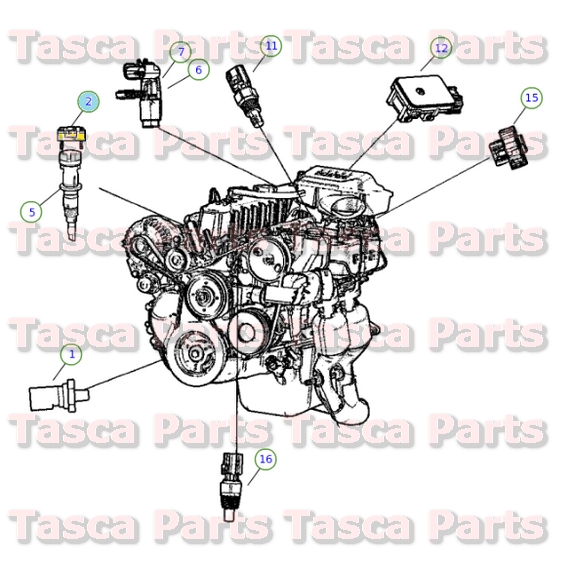 OEM CAMSHAFT POSITION SENSOR JEEP 19992004 GRAND CHEROKEE 20002004
