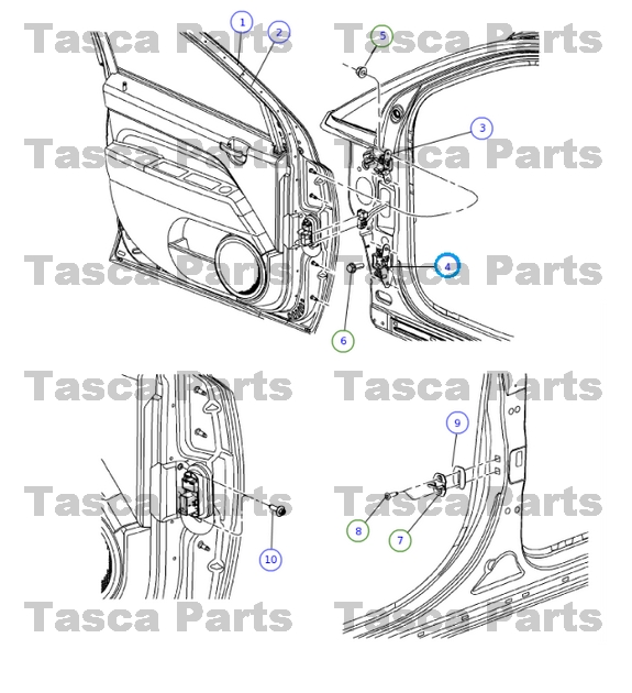 NEW OEM MOPAR LEFT SIDE LH LOWER DOOR HINGE JEEP COMPASS PATRIOT DODGE CALIBER eBay