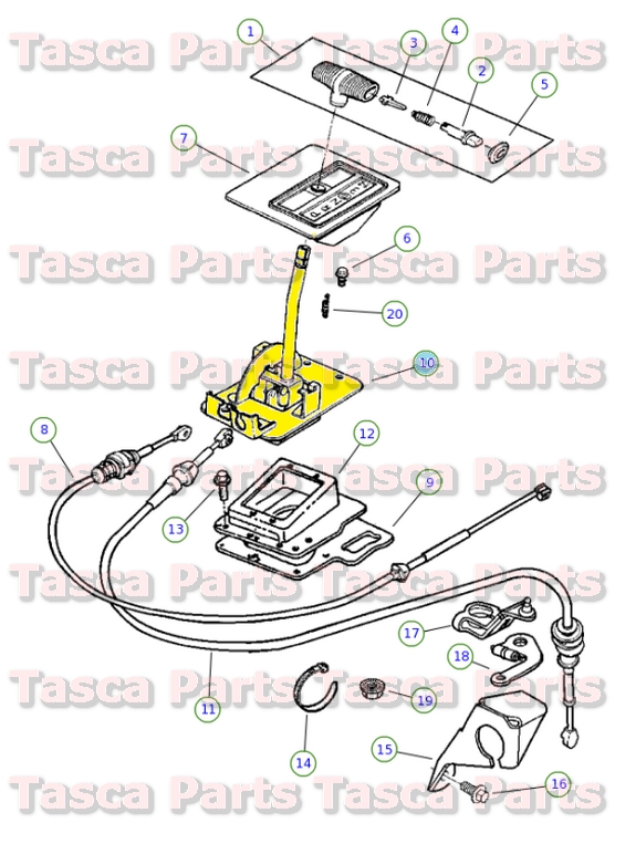 NEW OEM MOPAR AUTOMATIC TRANSMISSION SHIFT LEVER HOUSING 19972002 JEEP