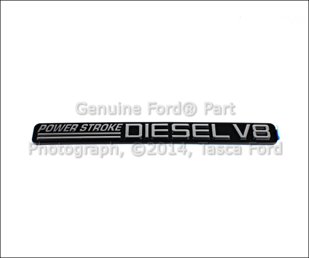 NEW OEM POWER STROKE DIESEL V8 DOOR EMBLEM 20012004 FORD F250 F350