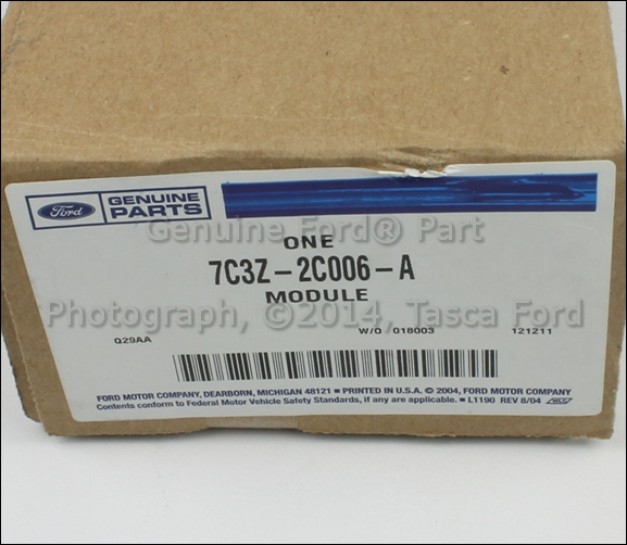 OEM TRAILER BRAKE CONTROLLER FORD F250 F350 F450 F550 20072008 7C3Z