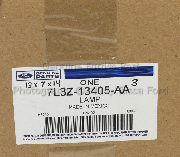 Brand New Lincoln Mark Lt Oem Rear Lh Driver Side Tail Lamp #7l3z-13405 