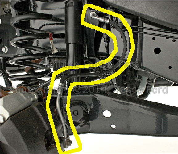 BRAND NEW OEM LEFT SIDE FRONT BRAKE HOSE FORD 20082013 F150 E250 E350