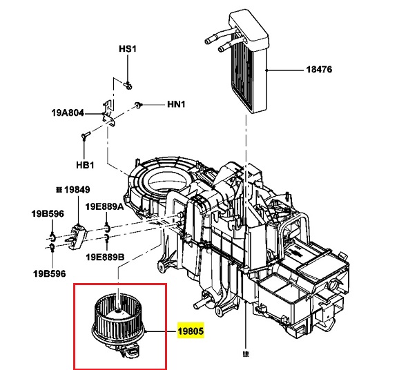 BRAND NEW OEM BLOWER MOTOR 20082013 FORD ESCAPE MERCURY MARINER 8L8Z
