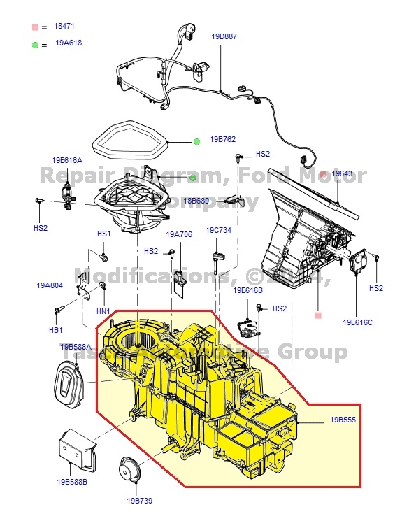 OEM EVAPORATOR CORE AND EXPANSION 20082012 VALVE FORD ESCAPE MERCURY