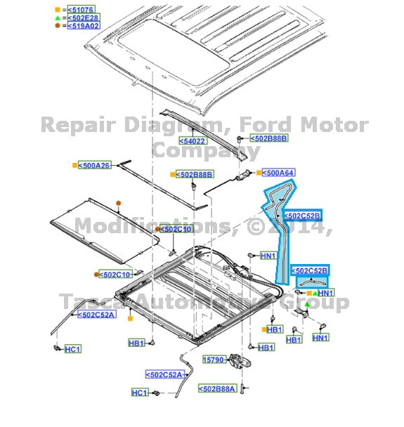 NEW OEM LH DRIVER SIDE REAR SUNROOF WATER DRAIN TUBE FORD F250 F350 F450 F550 eBay