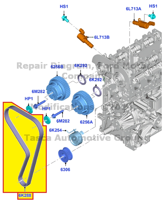 BRAND NEW OEM TIMING BELT 20112013 FORD FIESTA BE8Z6268B eBay