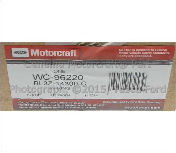 OEM POSITIVE &NEGATIVE BATTERY CABLE 20112014 FORD F150 3.5L V6 GAS