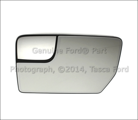 NEW OEM LH DRIVERS SIDE MIRROR GLASS W/ INTEGRATED SPOTTER 2011-2012