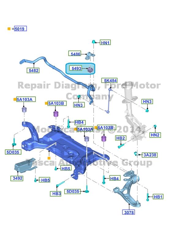 BRAND NEW OEM FRONT SWAY BAR BUSHING FORD 2013 C MAX ESCAPE 20122013 FOCUS eBay