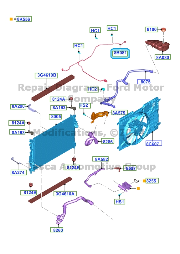 2014 Ford Escape Coolant Diagram 2935