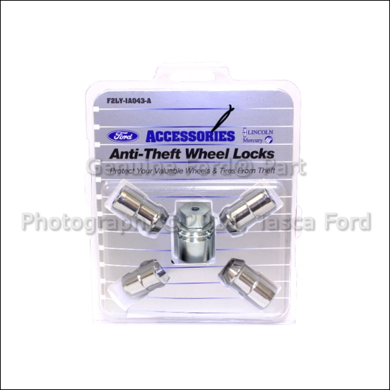 BRAND NEW FORD MERCURY OEM ANTITHEFT WHEEL LOCK KIT F2LY1A043A eBay