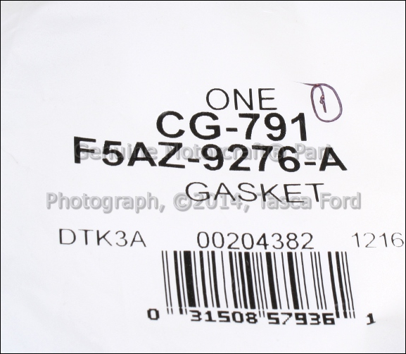 BRAND NEW OEM FUEL TANK PUMP GASKET FORD LINCOLN MERCURY #F5AZ-9276-A