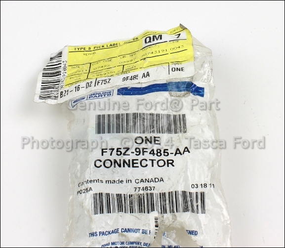 BRAND NEW FORD OEM EGR EXHAUST MANIFOLD CONNECTOR F75Z9F485AA
