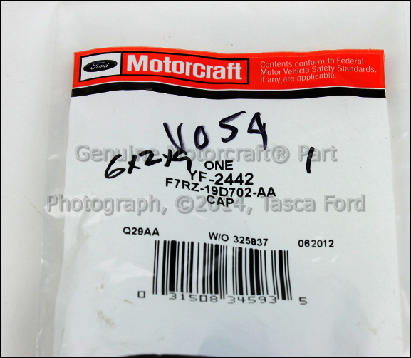 BRAND NEW OEM AC LINE CHARGE VALVE CAP FORD LINCOLN MERCURY #F7RZ-19D702-AA