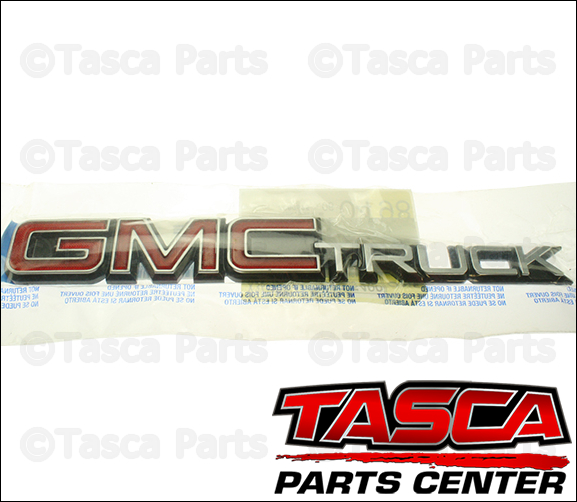 Gmc truck tailgate emblem #3