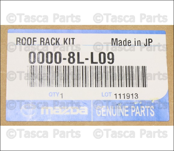 BRAND NEW OEM REMOVABLE ROOF RACK ASSEMBLY KIT 20122013 MAZDA 5 0000