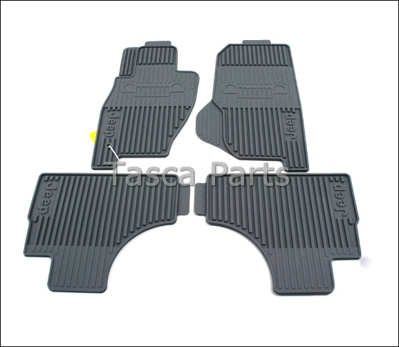 New Oem Mopar Gray All Weather Front Rear Floor Mats 2005 2007