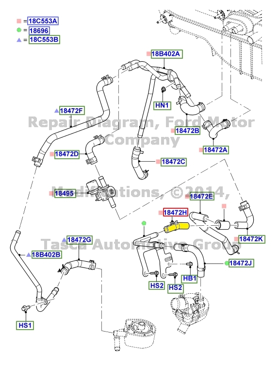 2002 Ford explorer heater hoses #10