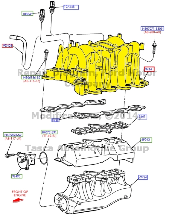 2000 Ford f150 intake manifold #7