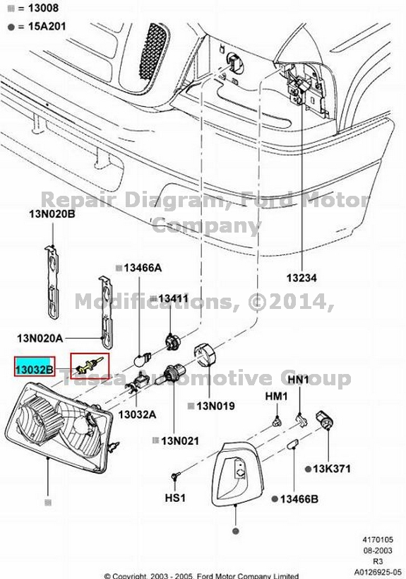 New Oem Headlight Horizontal Adjuster Screw 2001 2011 Ford Ranger 1l5z 13032 Da 10 75 Picclick