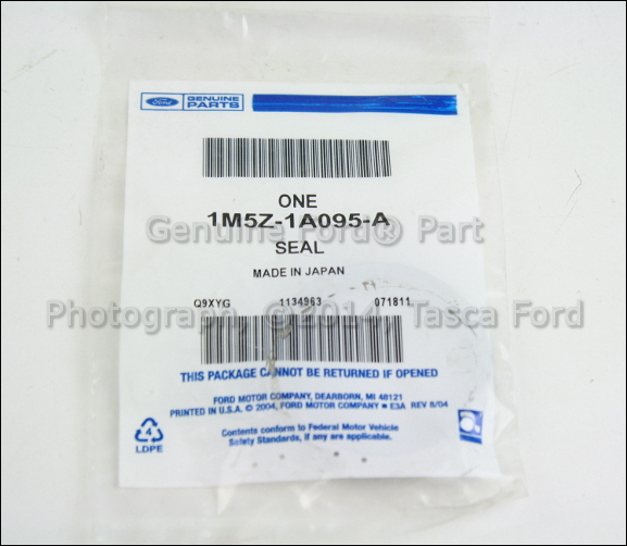 Ford focus water seal carrier #3