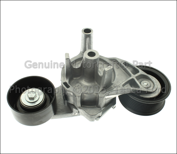   OEM 6.0L V8 SINGLE ALTERNATOR TENSIONER PULLEY #3C2Z 6B209 AA  