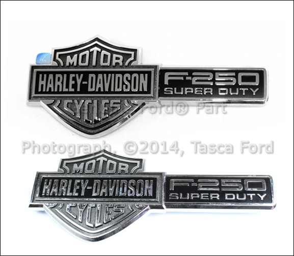 Ford f250 harley davidson fender emblems #2