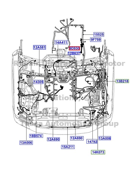 NEW OEM MAIN ENGINE WIRING HARNESS 2005-2006 FORD F250 F350 F450 F550