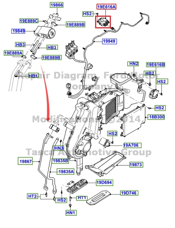 2008 Ford taurus blend door actuator replacement #4