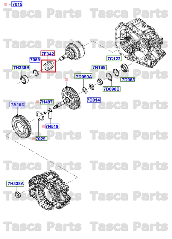 Ford cvt input shaft #7