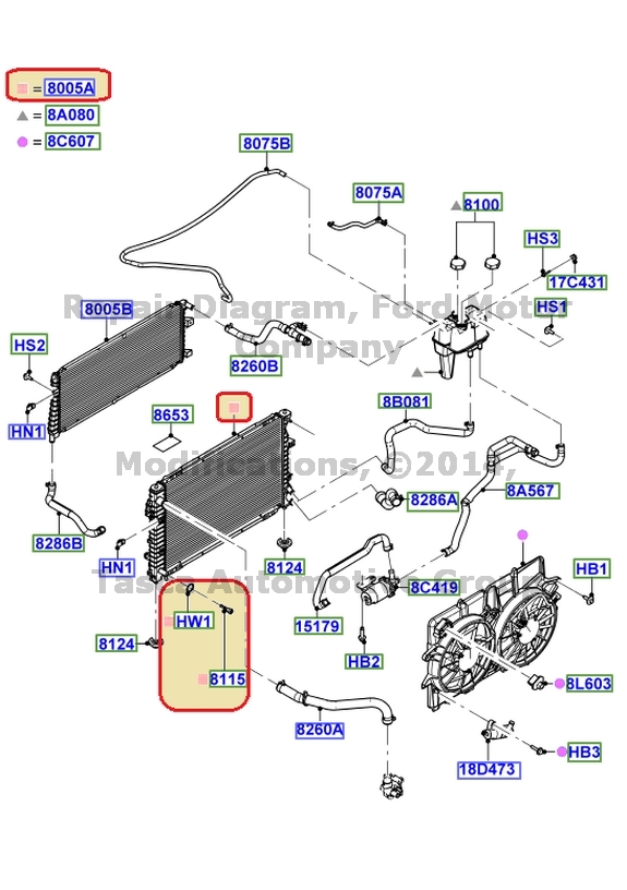 Radiator For 2005-09 Ford Escape 2006-09 Mercury Mariner ...