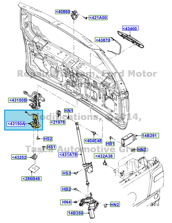 New Oem Liftgate Lock Latch Ford Explorer Flex Expedition Lincoln Navigator 92 97 Picclick