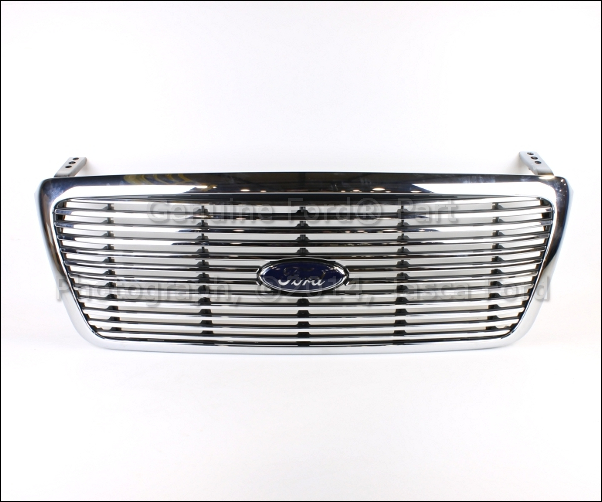   NEW OEM BILLET CHROME GRILLE FORD F 150 2004 2008 #7L3Z 8200 AB  