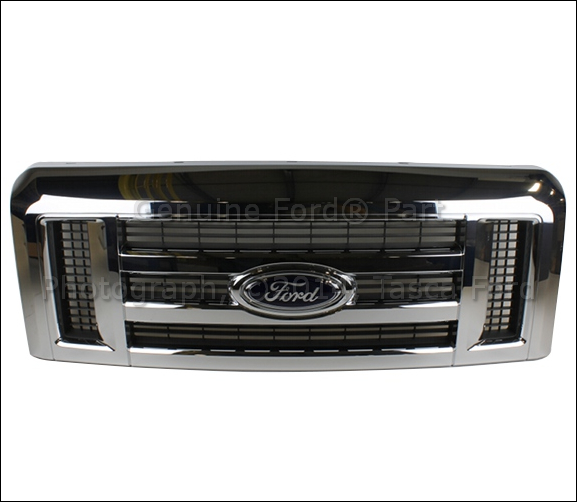  New Chrome Front Grille 2008 2012 Ford Econoline 9C2Z 8200 AA