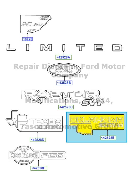 Ford oklahoma edition emblem #6