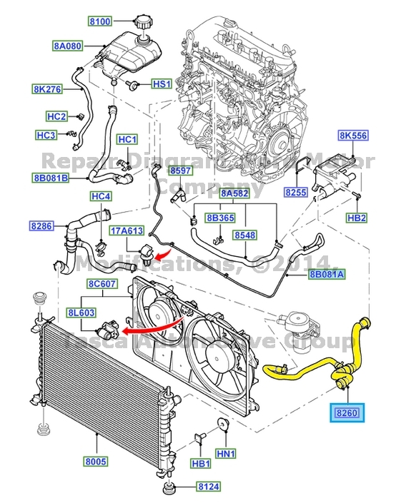 BRAND NEW OEM RADIATOR COOLANT OVERFLOW HOSE ASSEMBLY 2010 ... 2010 ford fusion sel fuse box diagram 