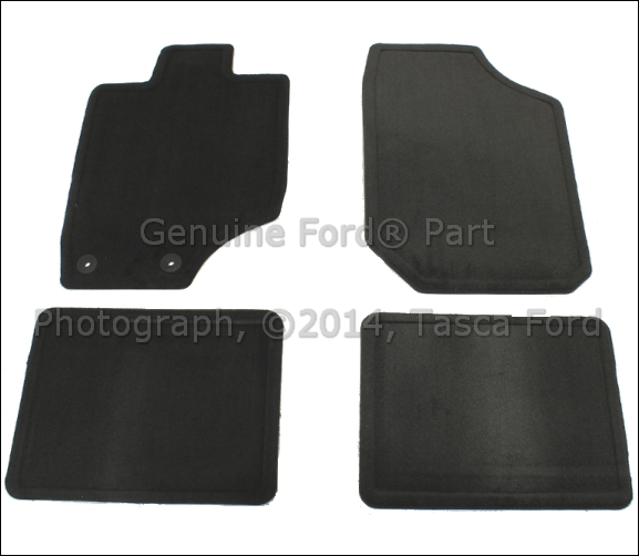 NEW OEM CHARCOAL BLACK CARPETED FLOOR MATS 2010-2012 FORD FUSION ...