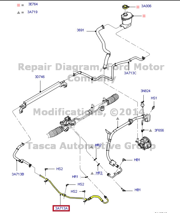 Ford taurus power steering fluid bubbling #1