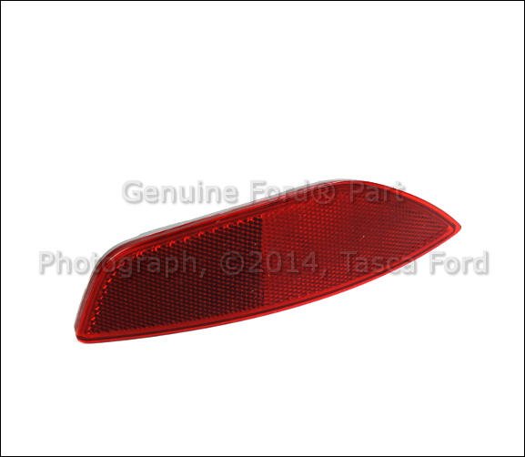 Ford fiesta rear bumper reflector #1