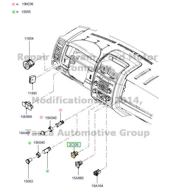 Ford escape traction control switch