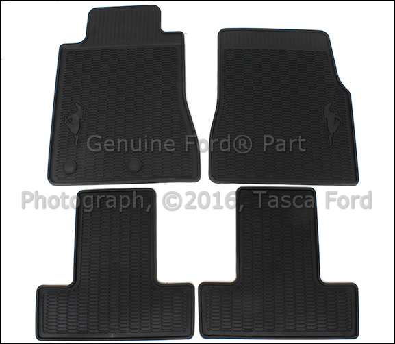 Ford mustang all weather floor mats w/ pony logo #4