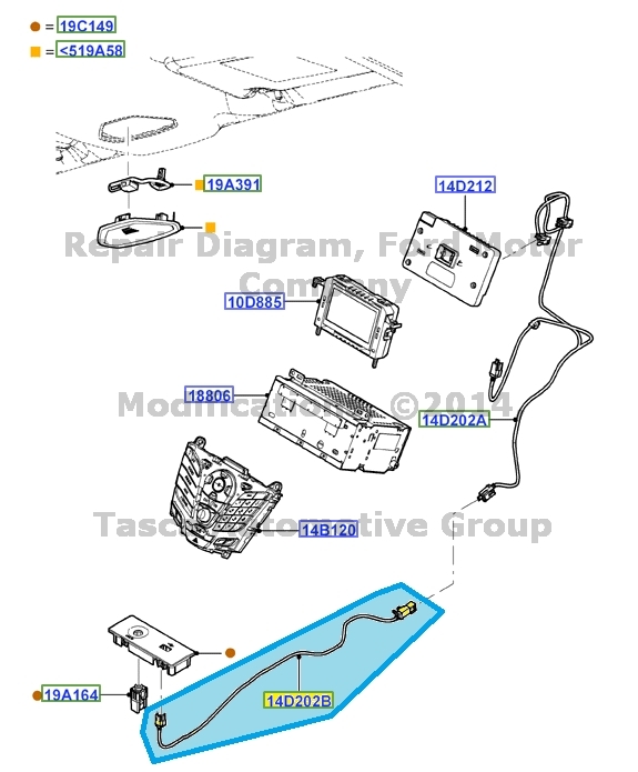 NEW OEM USB SYNC CABLE WITH USB CONNECTOR 2012-2013 FORD ... 2012 ford focus sync wiring 