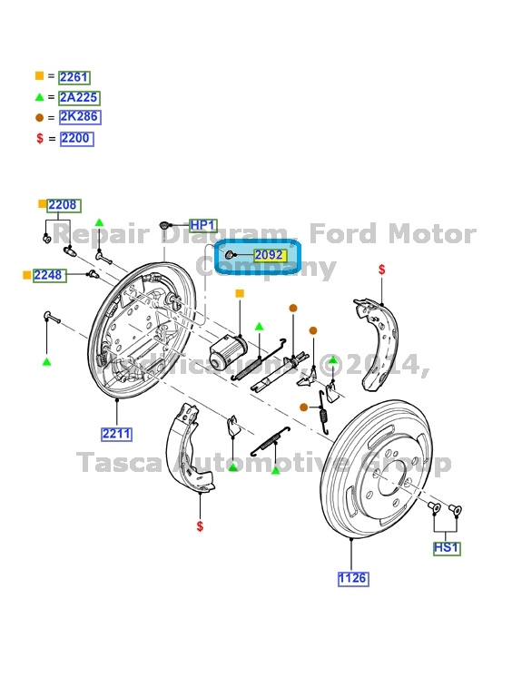Ford focus drum brake inspection #10