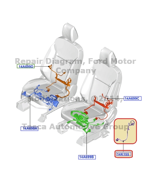 Ford airbag wire harness recall #6