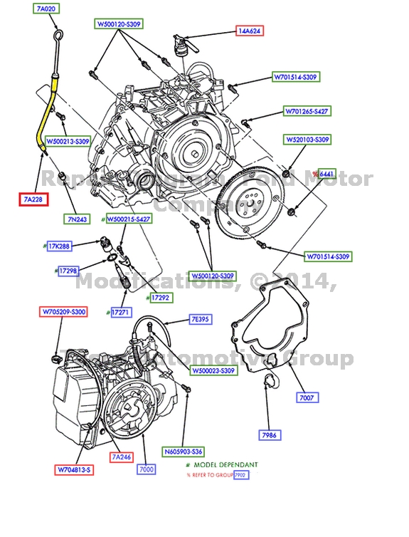 Ford contour cd4e transmission #8