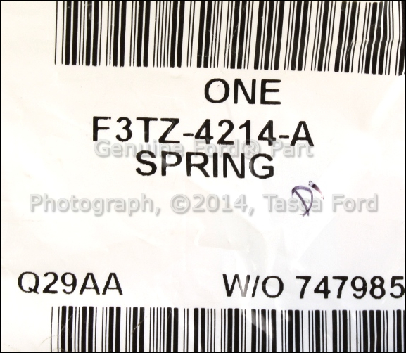 FORD OEM 92-96 F-350 Rear Differential-Spring F3TZ4214A
