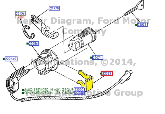 Ford f 150 door lock cylinder replacement #10