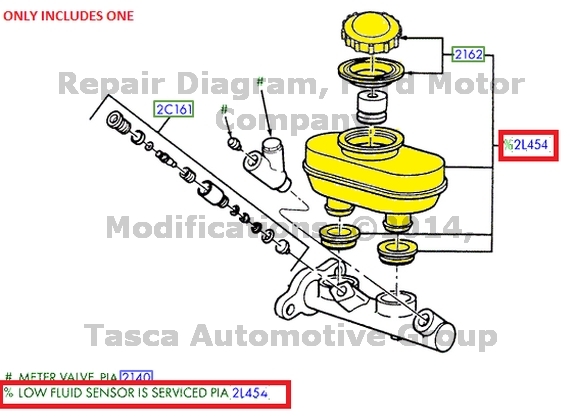 Ford brake fluid level sensor #6